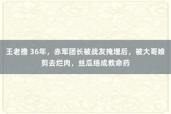 王老撸 36年，赤军团长被战友掩埋后，被大哥娘剪去烂肉，丝瓜络成救命药