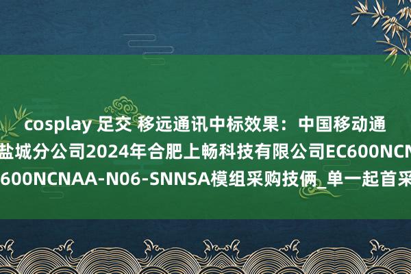 cosplay 足交 移远通讯中标效果：中国移动通讯集团江苏有限公司盐城分公司2024年合肥上畅科技有限公司EC600NCNAA-N06-SNNSA模组采购技俩_单一起首采购信息公告