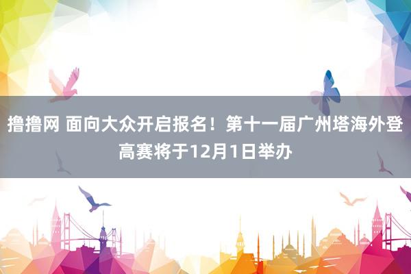 撸撸网 面向大众开启报名！第十一届广州塔海外登高赛将于12月1日举办