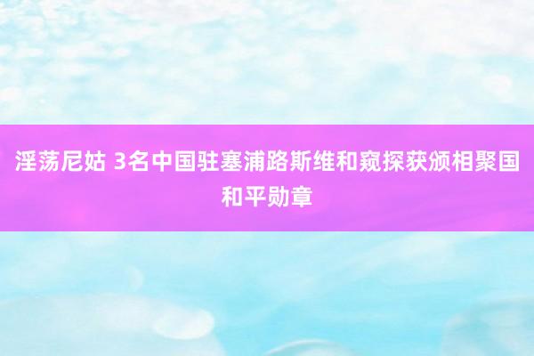 淫荡尼姑 3名中国驻塞浦路斯维和窥探获颁相聚国和平勋章