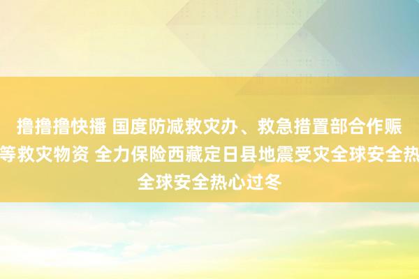 撸撸撸快播 国度防减救灾办、救急措置部合作赈济燃料等救灾物资 全力保险西藏定日县地震受灾全球安全热心过冬